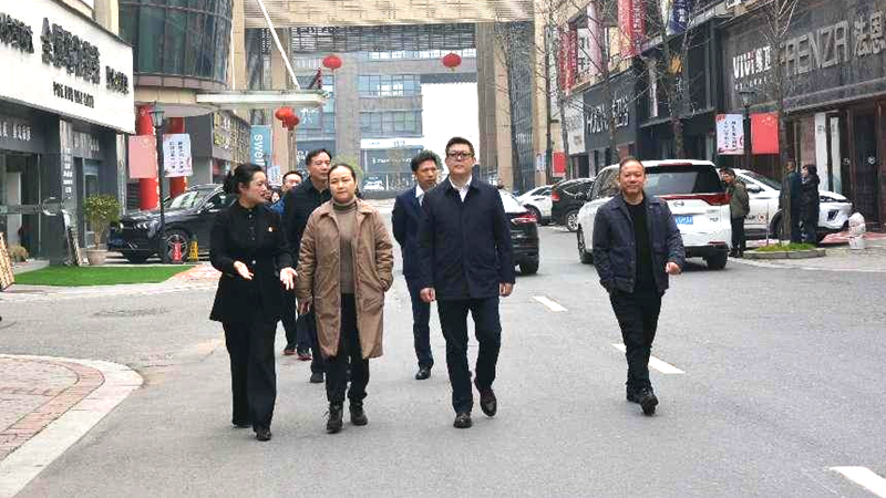 浙江省市場監(jiān)管局領導調(diào)研龍游國際建材家居城黨建工作