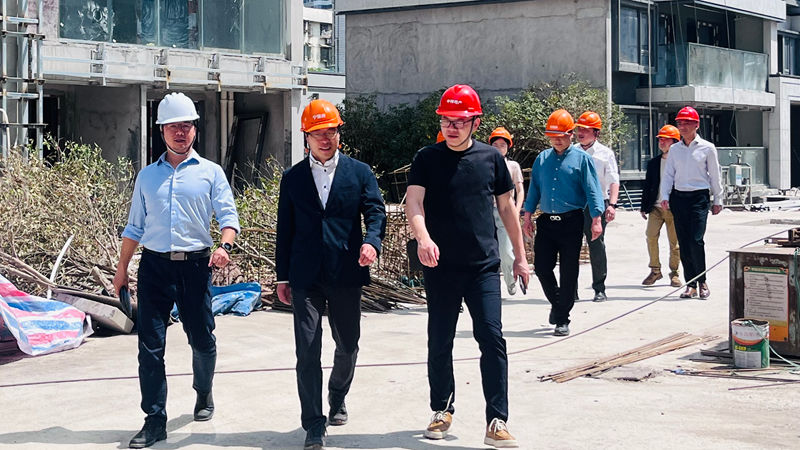 興合集團(tuán)黨委副書(shū)記俞曉東調(diào)研浙農(nóng)實(shí)業(yè)寧望府項(xiàng)目