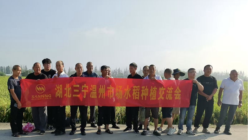 溫州惠多利舉辦三寧復合肥水稻現場觀摩會